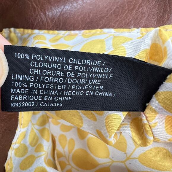 Vintage Y2K Liz & Co Shoulder Bag Vegan Faux Leather Multicolored Striped Brown - Picture 7 of 11